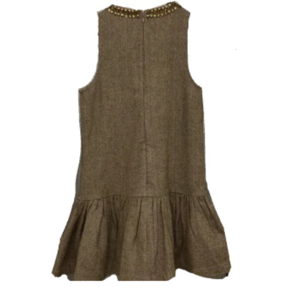 Brand New By Anthropologie Beaded Keyhole Sleeveless Mini Dress - Picture 9 of 10